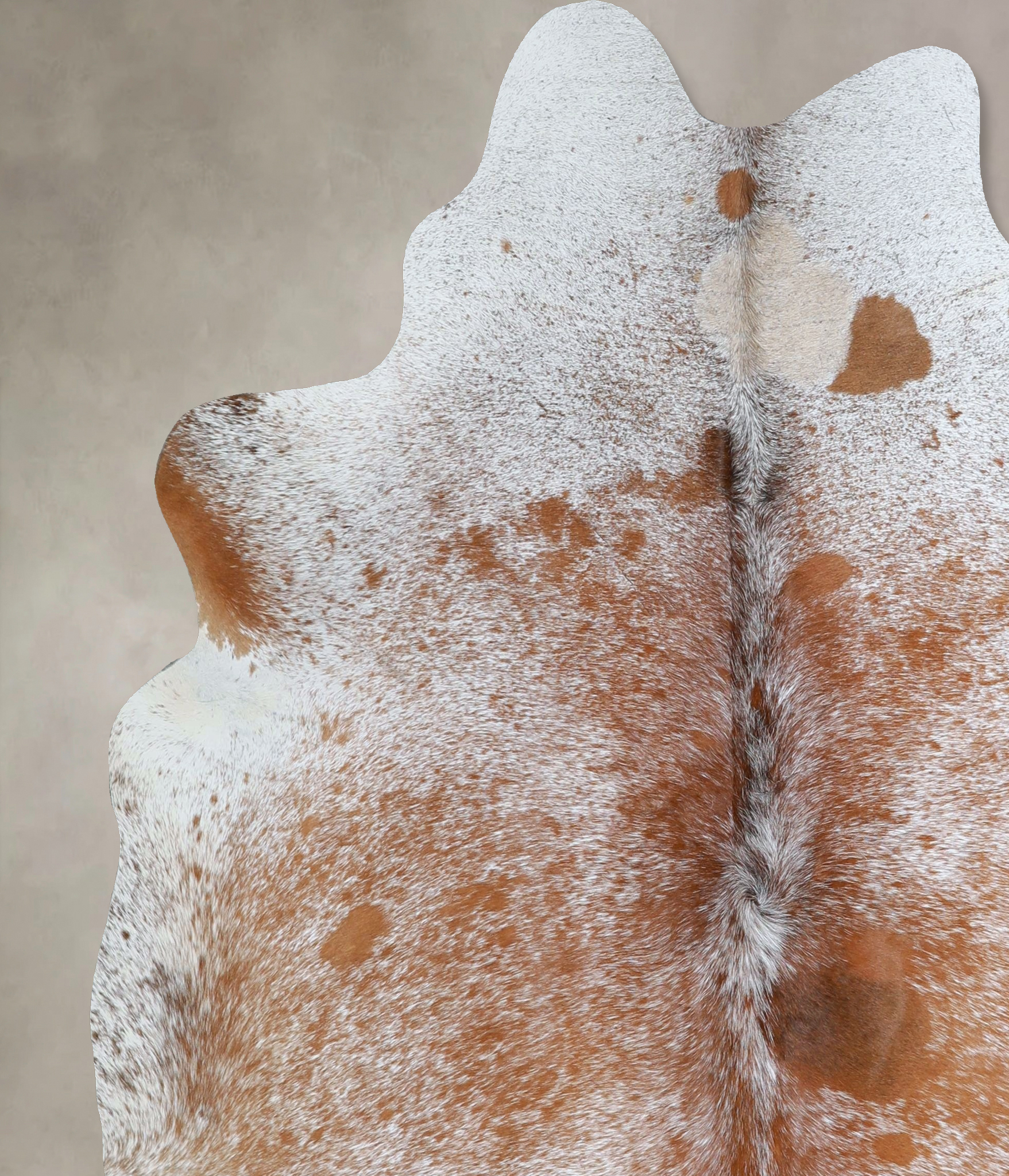 Salt and Pepper Brown Cowhide Rug #A45594