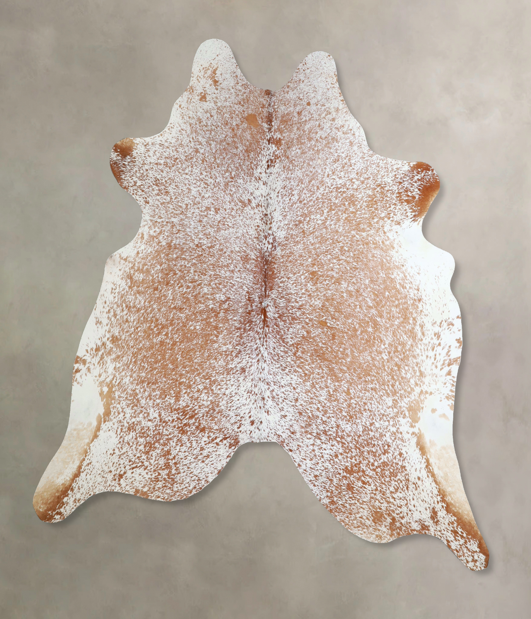Salt and Pepper Brown Cowhide Rug #A45601