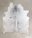 Salt and Pepper Brown Large Brazilian Cowhide Rug 6'9"H x 5'5"W #A45602 by Hudson Hides