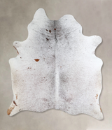 Salt and Pepper Brown Large Brazilian Cowhide Rug 6'9"H x 5'5"W #A45602 by Hudson Hides