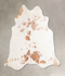 Salt and Pepper Brown Large Brazilian Cowhide Rug 5'5