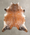 Salt and Pepper Brown X-Large Brazilian Cowhide Rug 6'10
