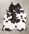 Black and White X-Large Brazilian Cowhide Rug 7'5