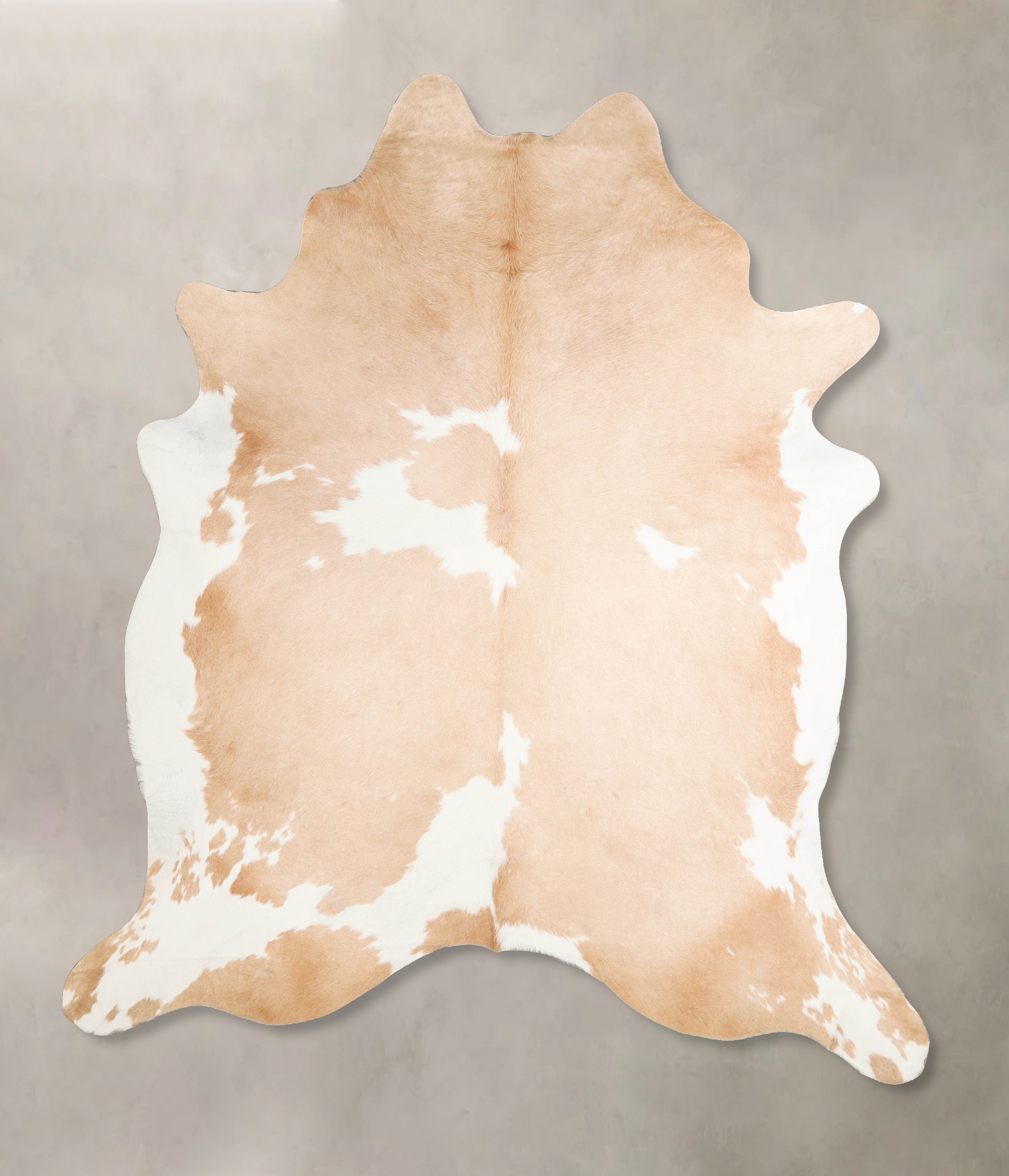 Beige and White Cowhide Rug #A45661