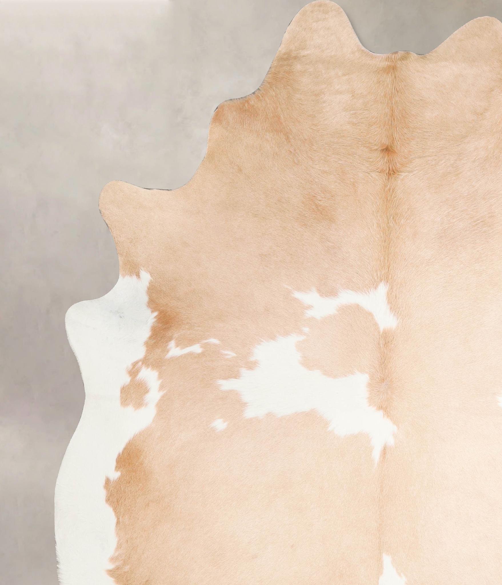 Beige and White Cowhide Rug #A45661