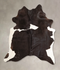 Black and White X-Large Brazilian Cowhide Rug 6'9
