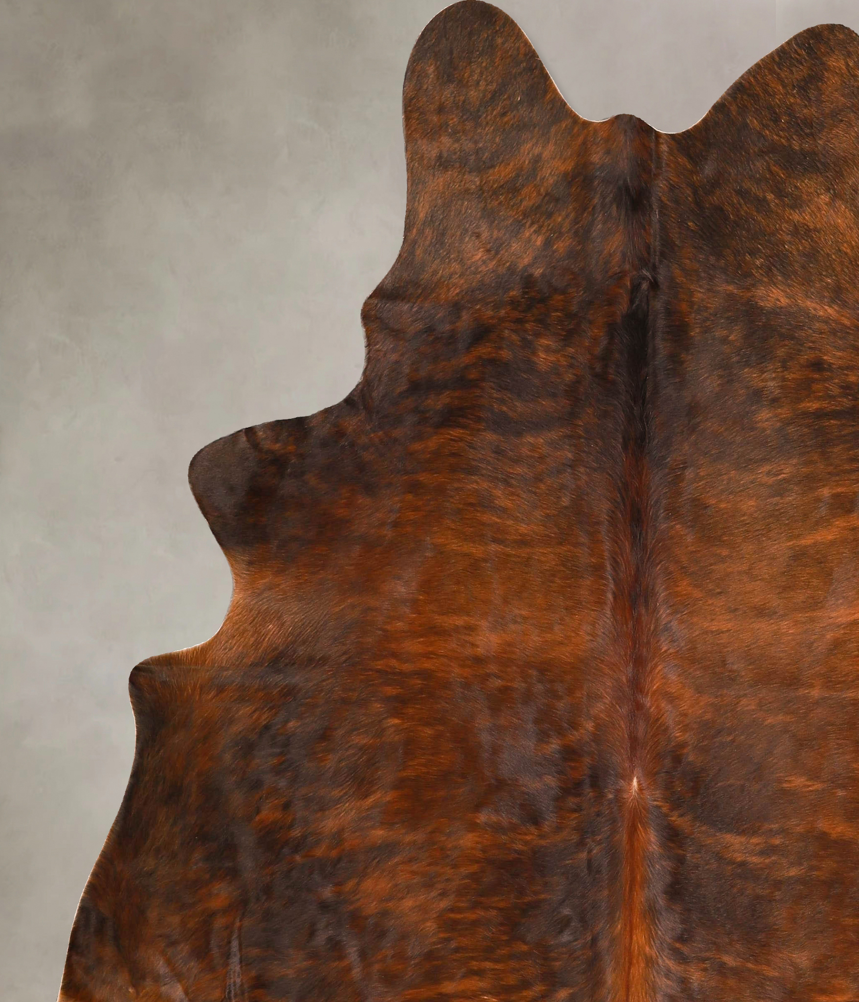 Dark Brindle Cowhide Rug #A45684