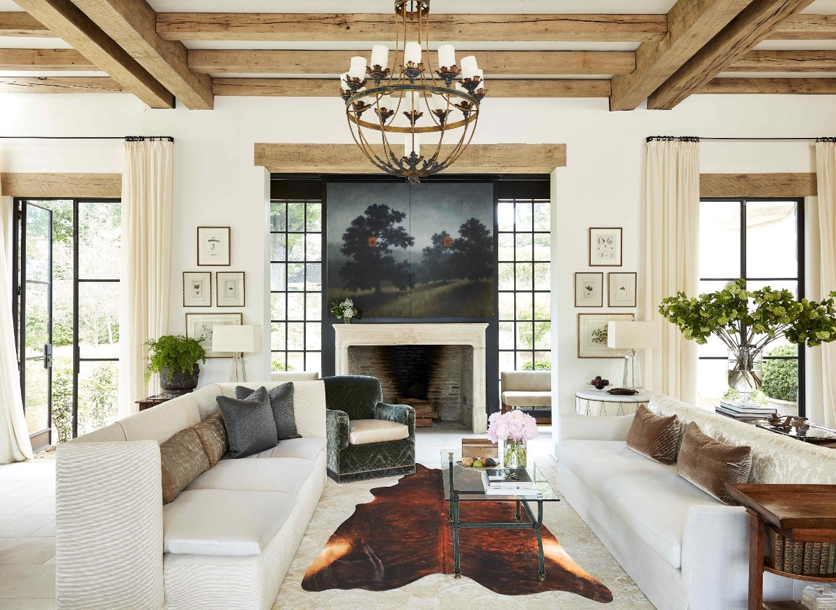 Dark Brindle Cowhide Rug #A45684