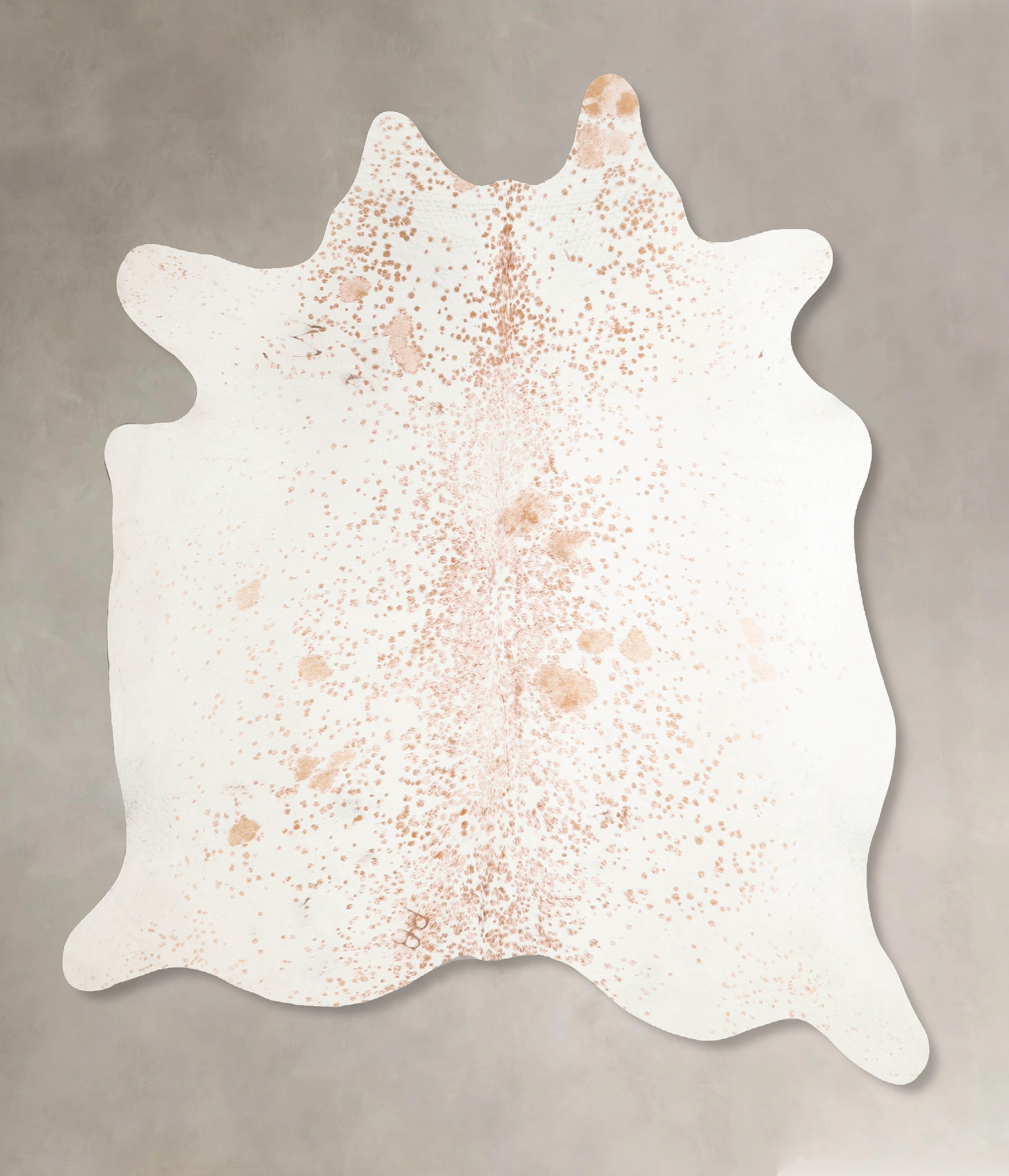 Salt and Pepper Brown Cowhide Rug #A45688