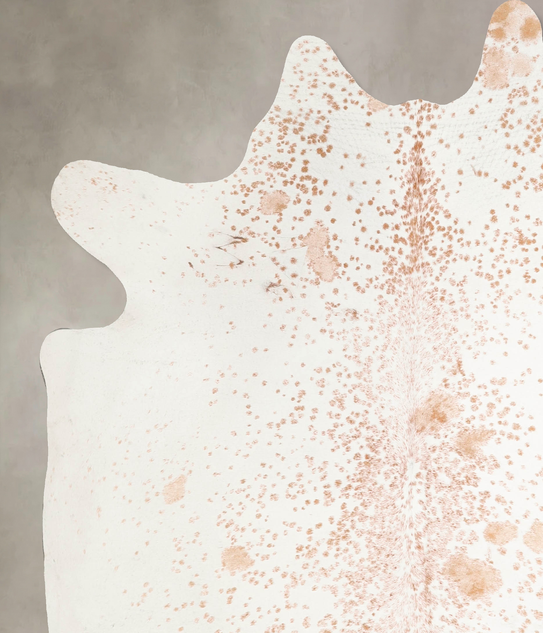 Salt and Pepper Brown Cowhide Rug #A45688