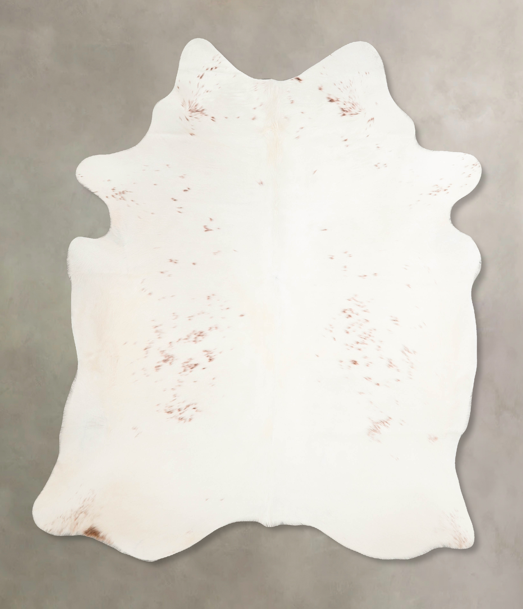 Brown and White Regular Cowhide Rug #A45691