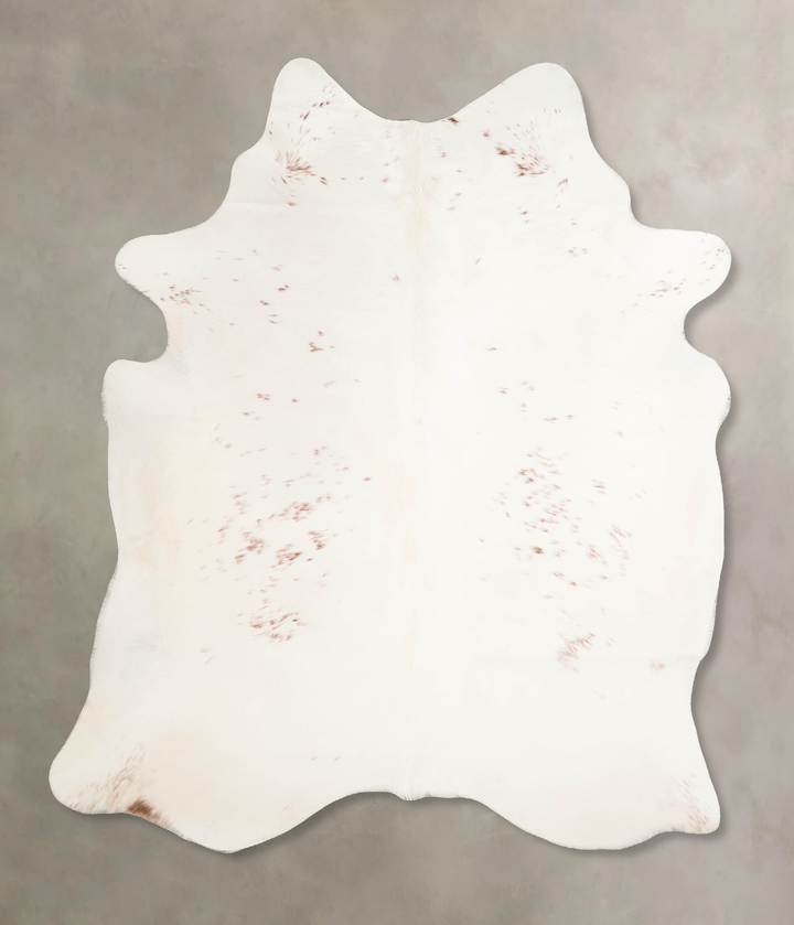 Salt and Pepper Brown Large Brazilian Cowhide Rug 6'7"H x 5'10"W #A45691 by Hudson Hides