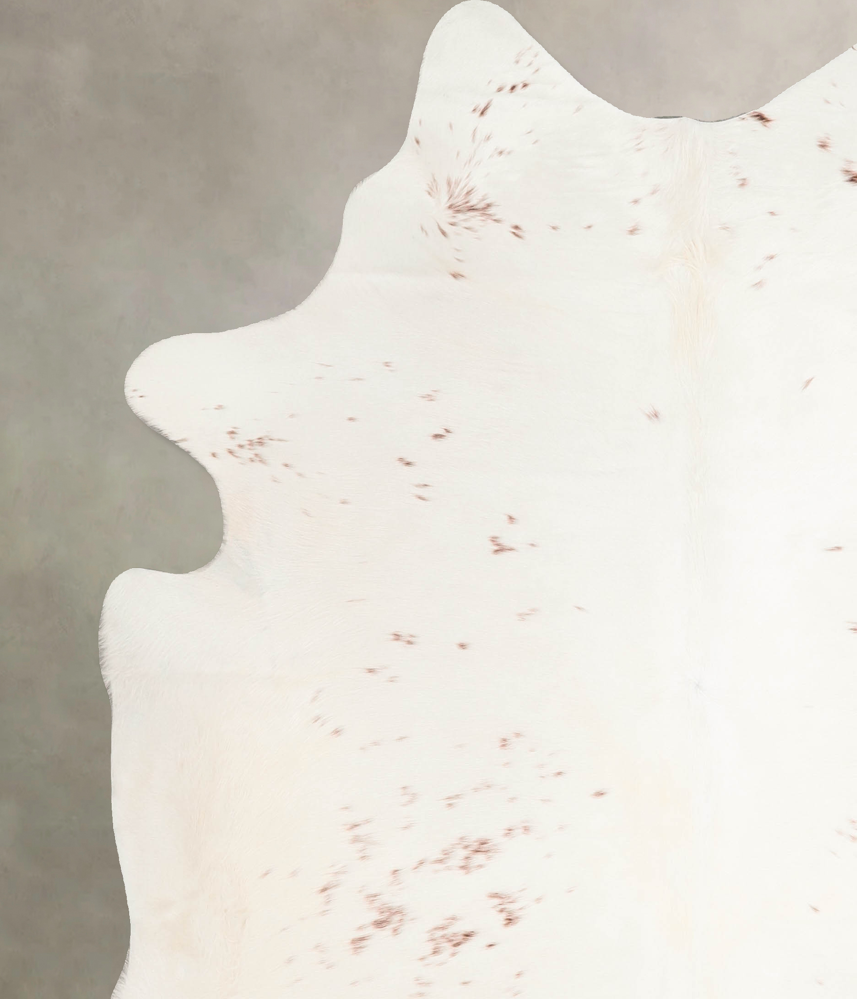 Brown and White Regular Cowhide Rug #A45691