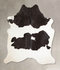 Black and White X-Large Brazilian Cowhide Rug 7'5