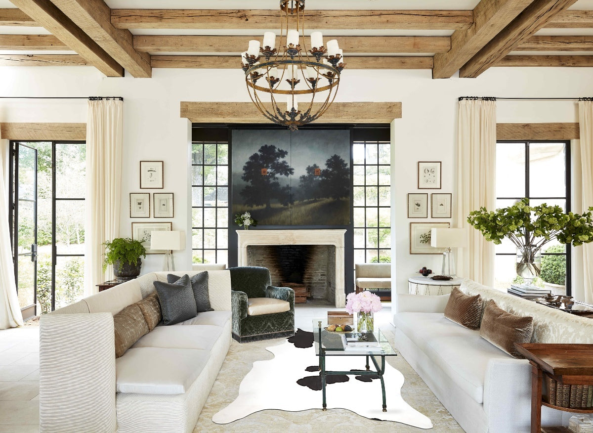 Black and White Cowhide Rug #A45709