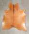 Solid Brown X-Large Brazilian Cowhide Rug 7'6