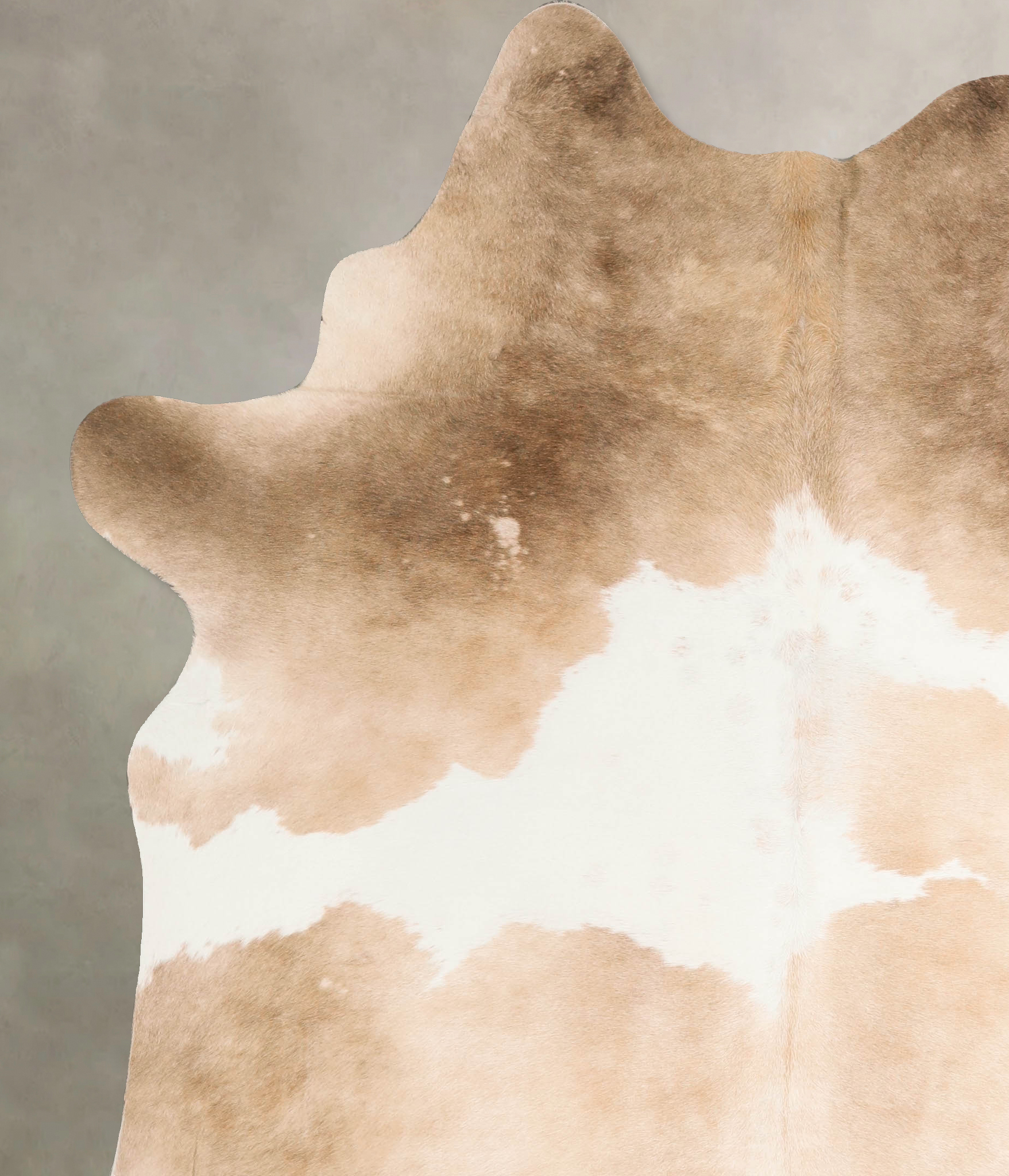 Beige and White Cowhide Rug #A45742