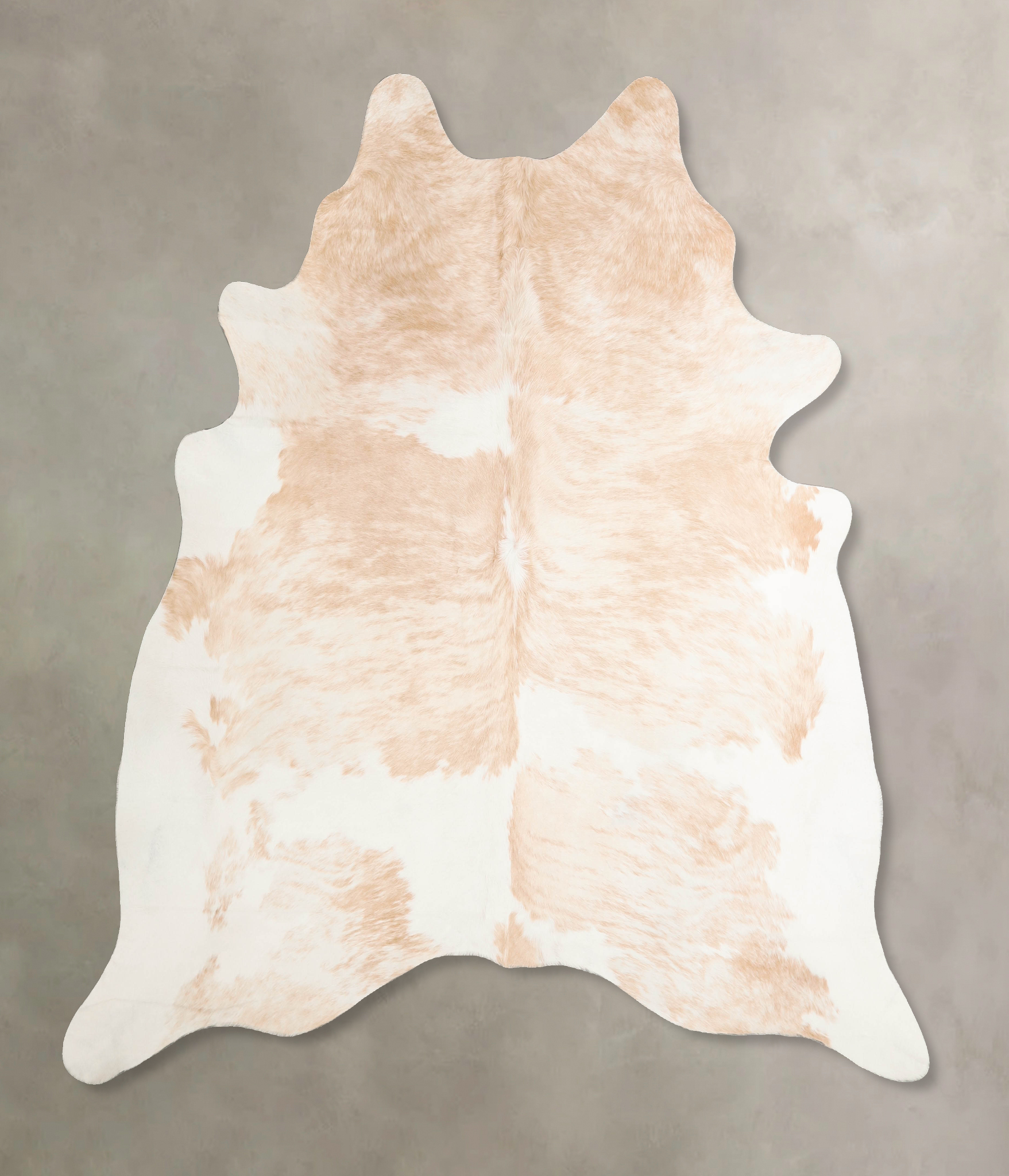 Beige and White Cowhide Rug #A45745