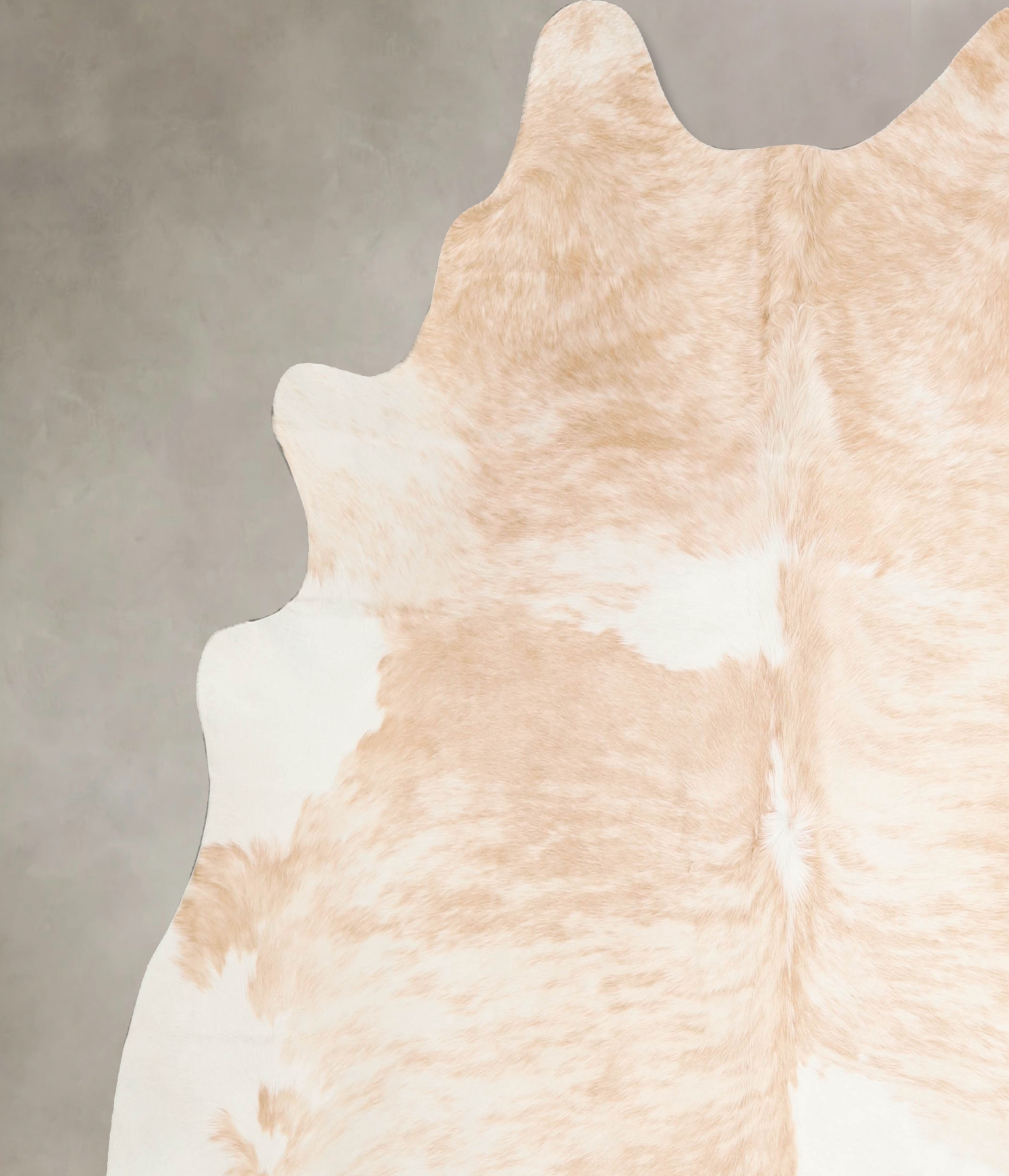 Beige and White Cowhide Rug #A45745