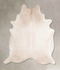 Ivory with Beige XX-Large Brazilian Cowhide Rug 7'10