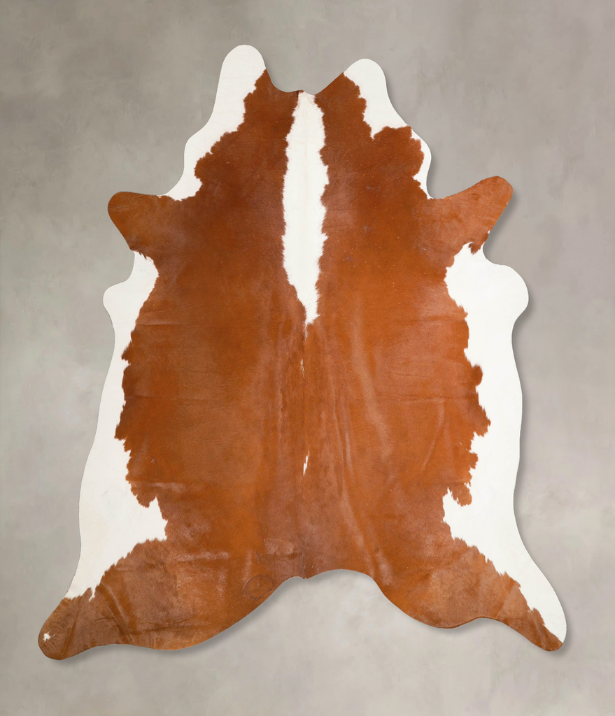 Hereford XX-Large Brazilian Cowhide Rug 7'5"H x 7'4"W #A45751 by Hudson Hides