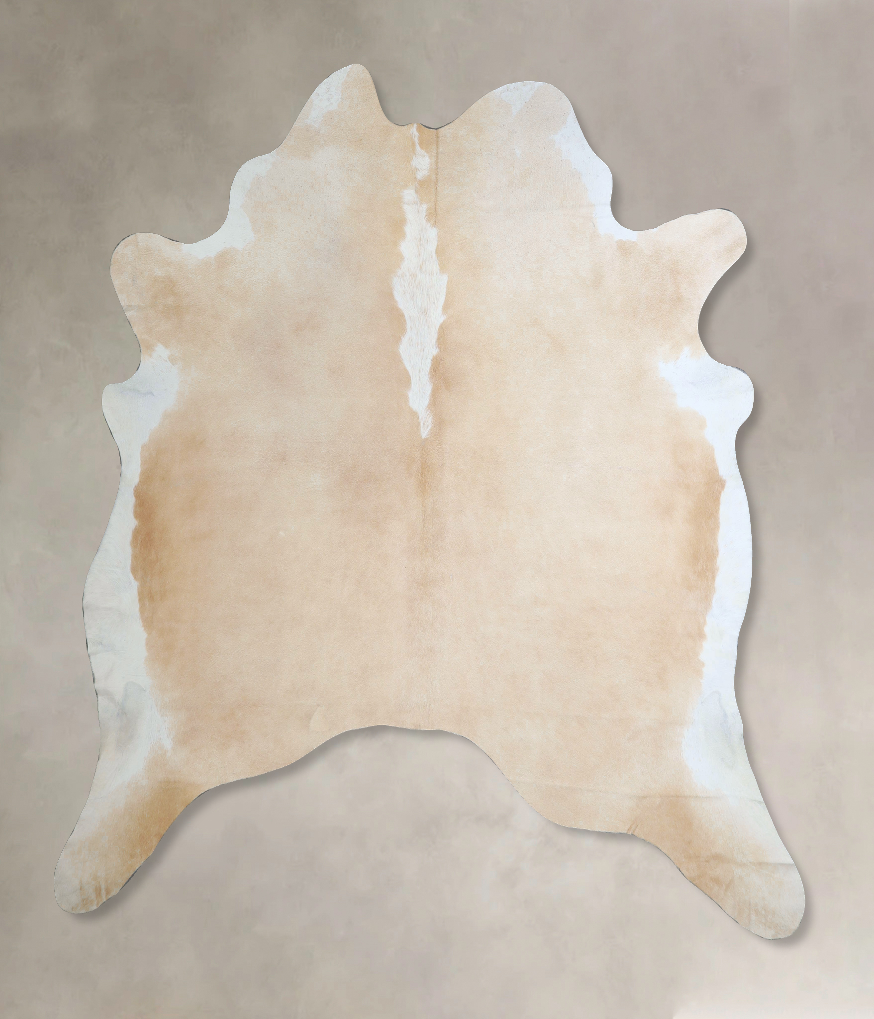 Beige and White Cowhide Rug #A45776