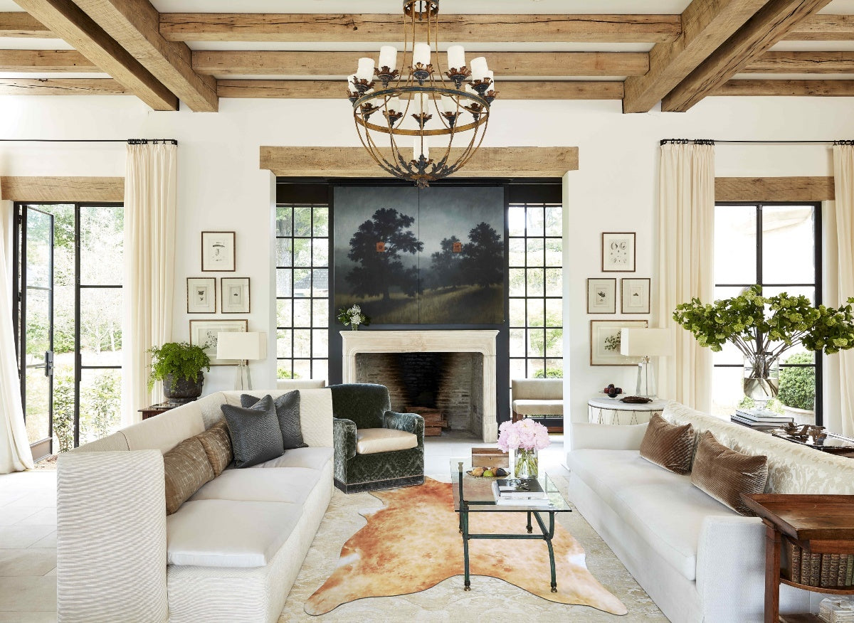 Beige Cowhide Rug #A45777