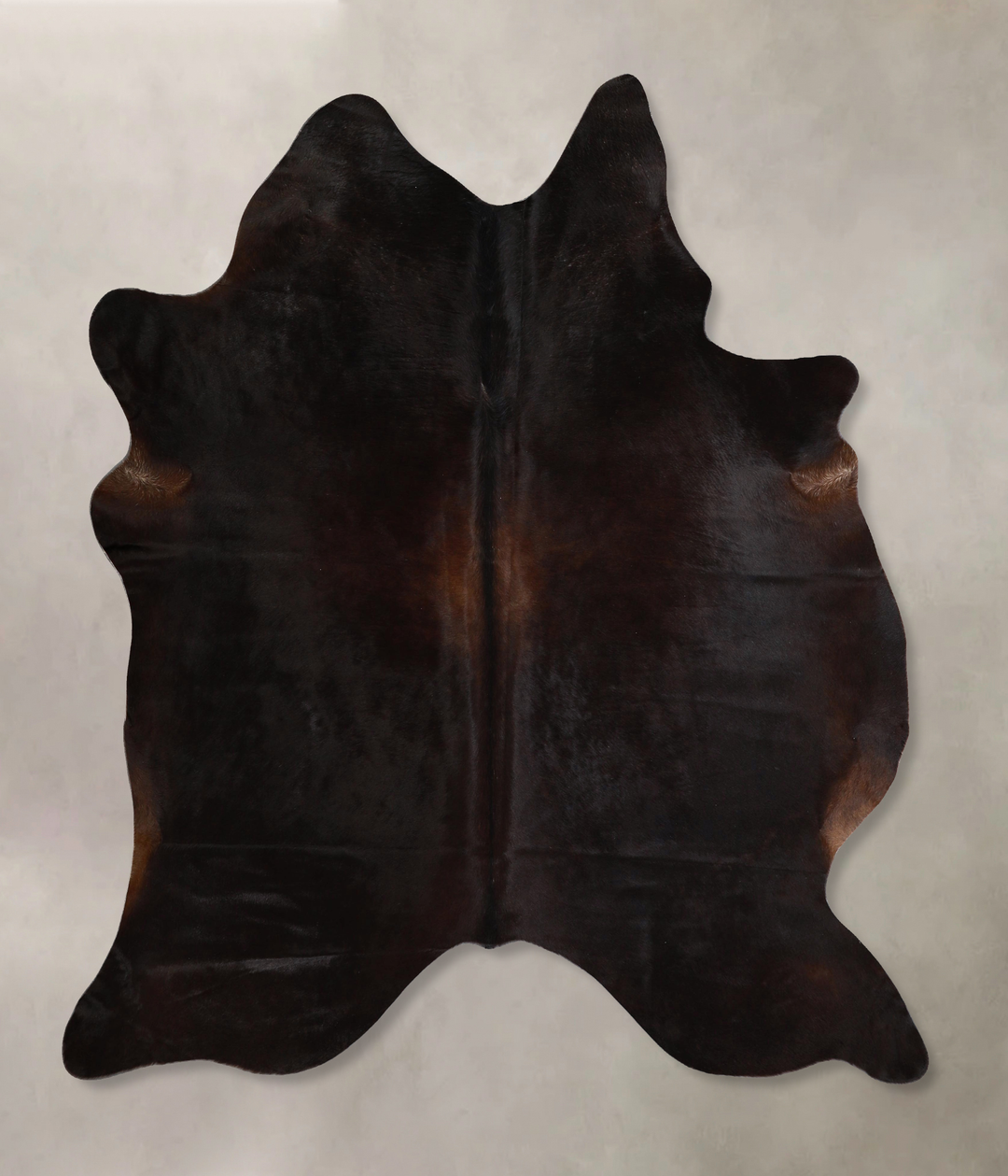 Chocolate Large Brazilian Cowhide Rug 6'8"H x 5'11"W #A45779 by Hudson