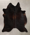 Chocolate Large Brazilian Cowhide Rug 6'8