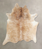 Light Caramel X-Large Brazilian Cowhide Rug 6'6