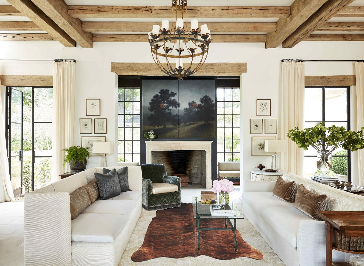 Dark Brindle Cowhide Rug #A45788