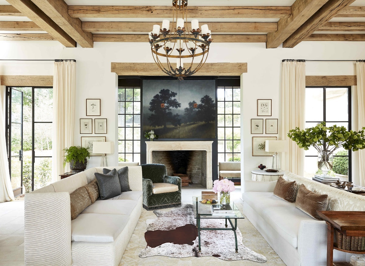 Salt and Pepper Brown Cowhide Rug #A45794