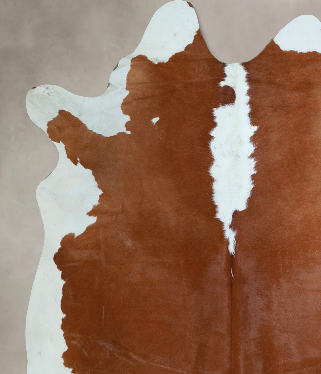 Hereford X-Large Brazilian Cowhide Rug 7'1"H x 6'2"W #A45798 by Hudson