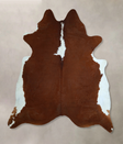 Hereford XX-Large Brazilian Cowhide Rug 7'8"H x 7'1"W #A45799 by Hudson Hides