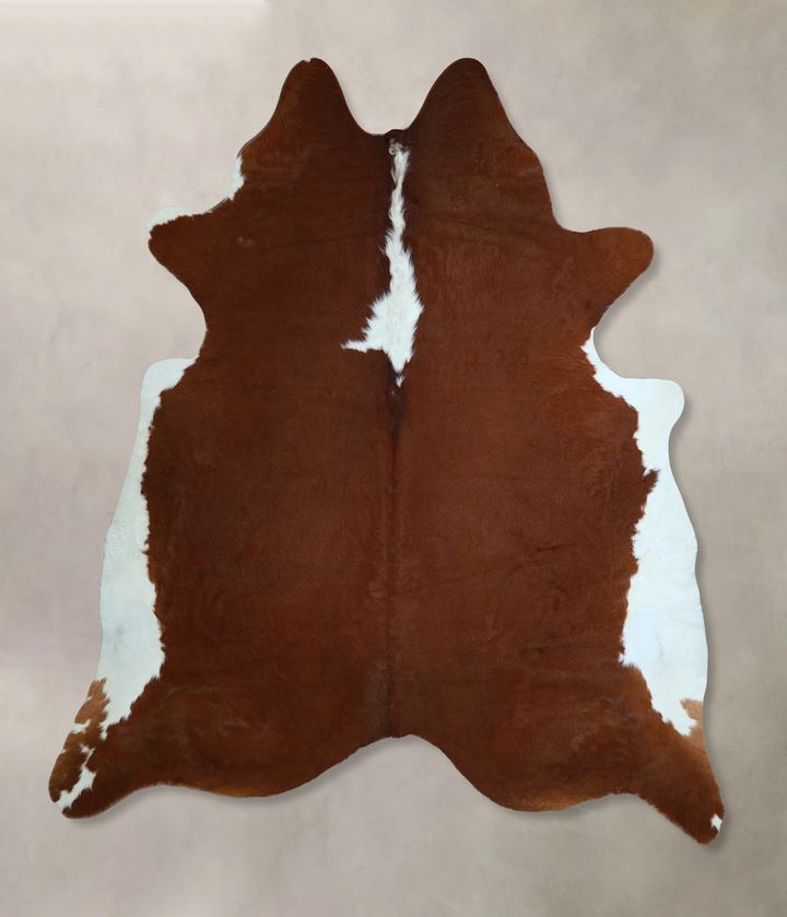 Hereford XX-Large Brazilian Cowhide Rug 7'8"H x 7'1"W #A45799 by Hudson Hides