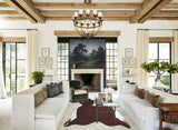 Hereford XX-Large Brazilian Cowhide Rug 7'8"H x 7'1"W #A45799 by Hudson Hides