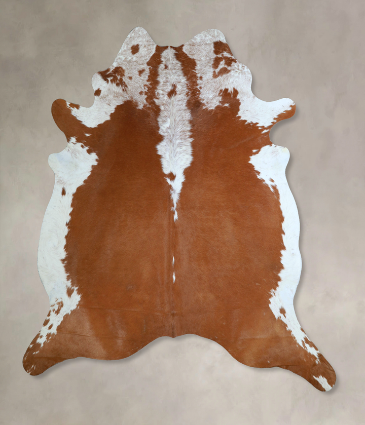 Hereford XX-Large Brazilian Cowhide Rug 7'7"H x 6'9"W #A45801 by Hudson Hides