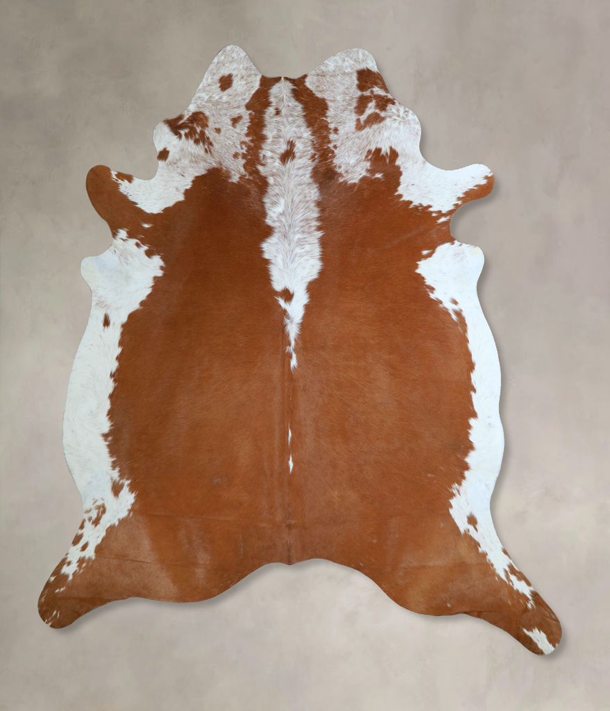Hereford XX-Large Brazilian Cowhide Rug 7'7"H x 6'9"W #A45801 by Hudson Hides