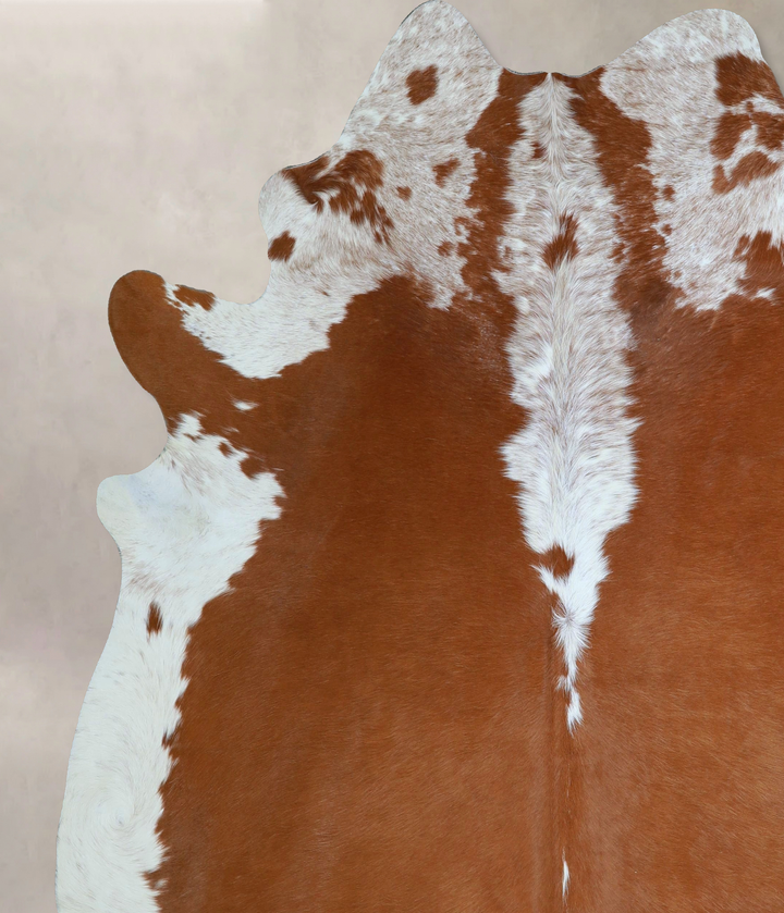 Hereford XX-Large Brazilian Cowhide Rug 7'7"H x 6'9"W #A45801 by Hudson Hides