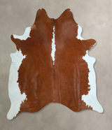 Hereford X-Large Brazilian Cowhide Rug 7'0"H x 6'6"W #A45803 by Hudson Hides