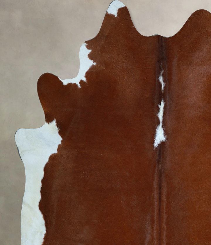 Hereford XX-Large Brazilian Cowhide Rug 7'6"H x 7'0"W #A45804 by Hudson Hides