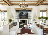 Hereford XX-Large Brazilian Cowhide Rug 7'6"H x 7'0"W #A45804 by Hudson Hides