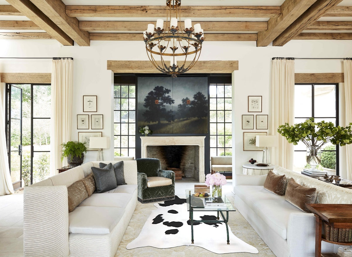 Black and White Cowhide Rug #A45822