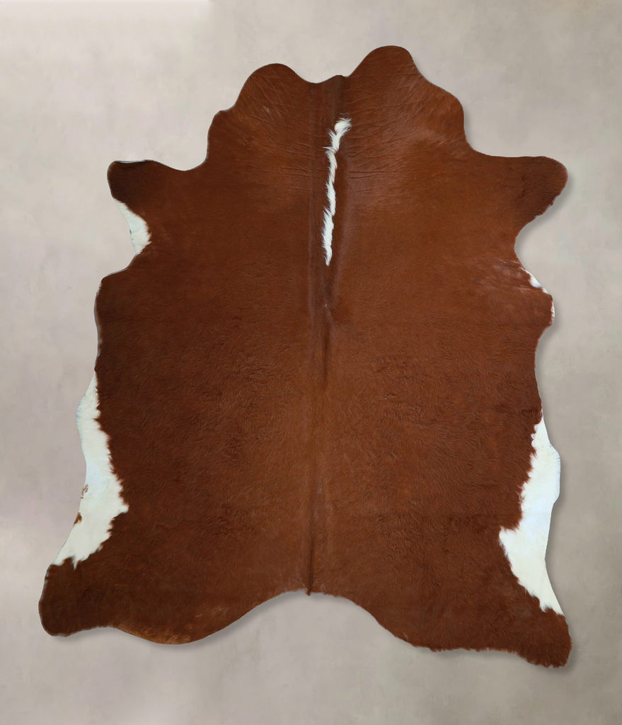 Hereford X-Large Brazilian Cowhide Rug 6'10"H x 6'2"W #A45836 by Hudson Hides