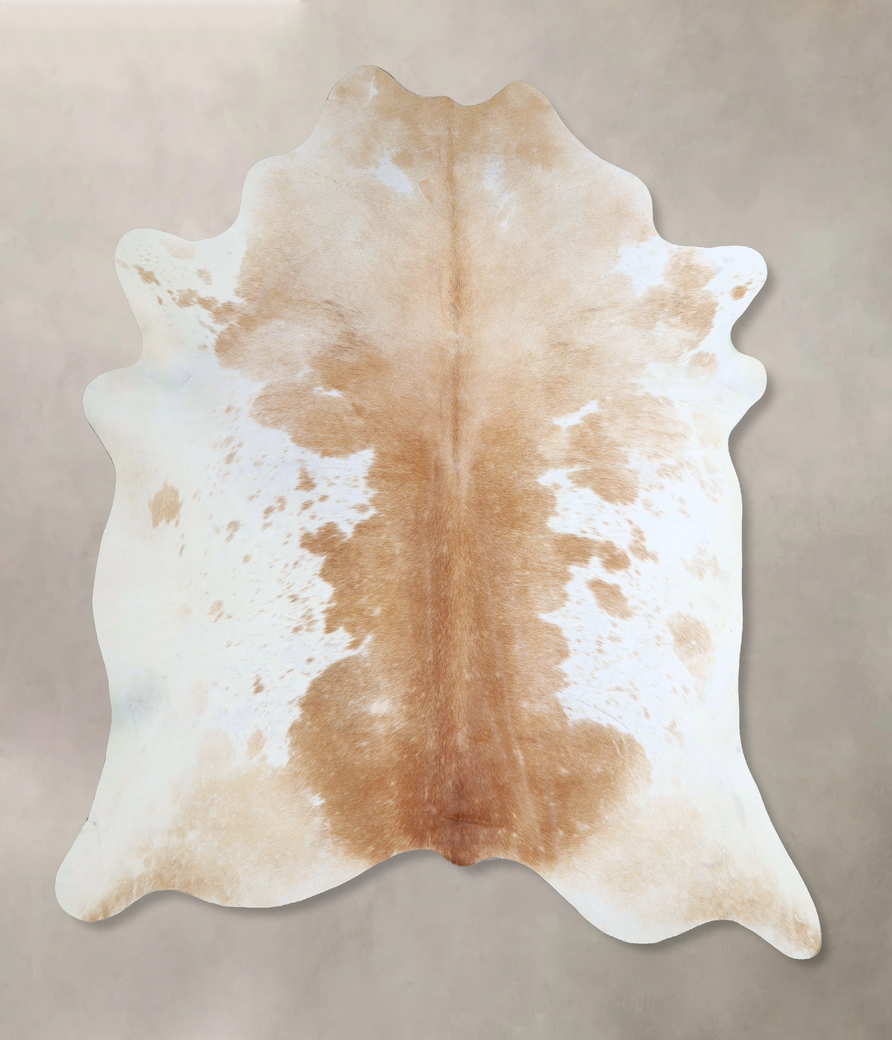 Beige and White Cowhide Rug #A45838