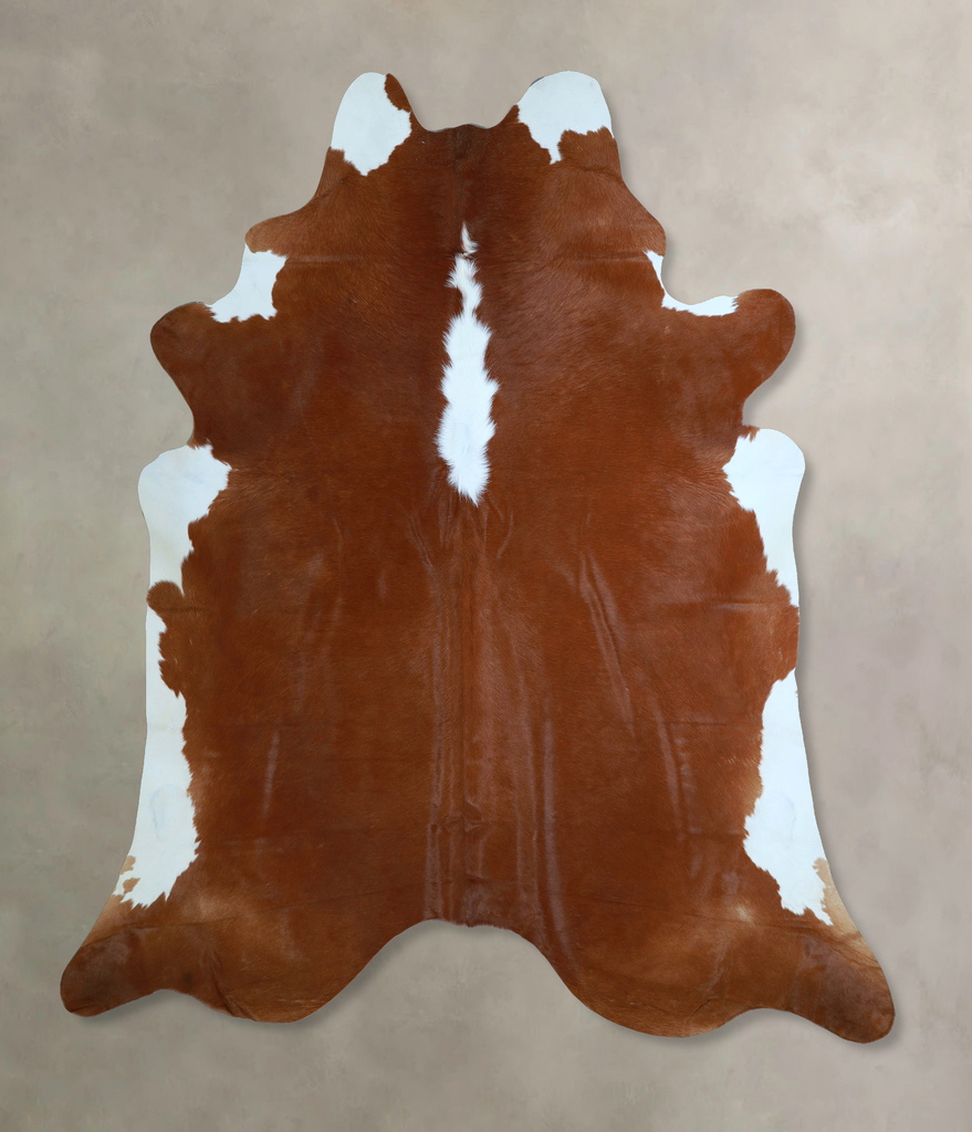 Hereford XX-Large Brazilian Cowhide Rug 8'2"H x 7'6"W #A45846 by Hudson Hides