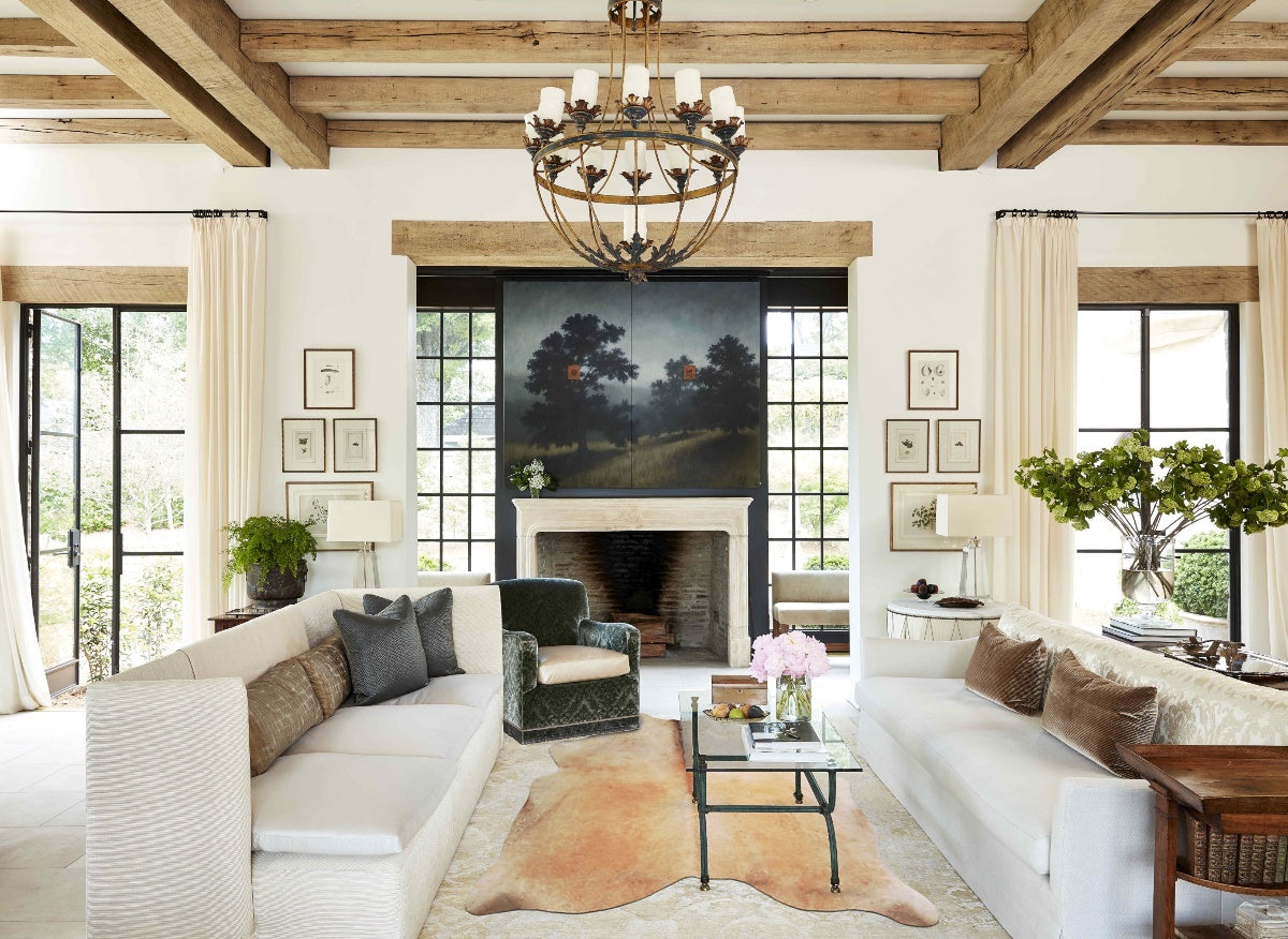 Beige Cowhide Rug #A45854