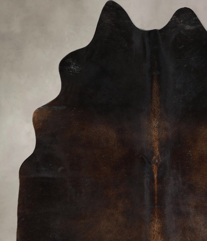Chocolate Large Brazilian Cowhide Rug 6'10"H x 5'7"W #A45857 by Hudson Hides