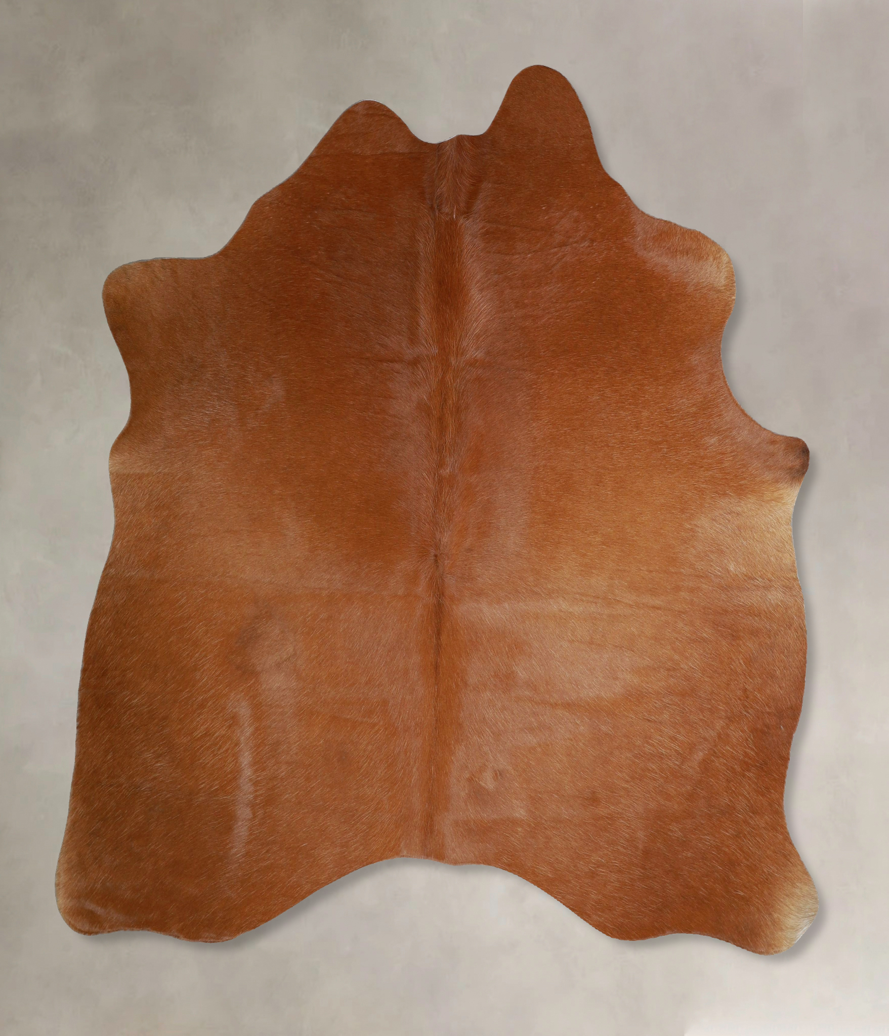 Solid Brown Cowhide Rug #A45860