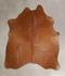 Solid Brown Medium Brazilian Cowhide Rug 5'6